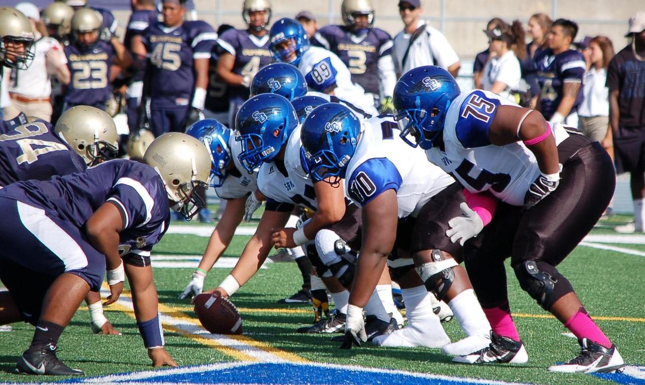 SBVC Football grabs 53-point victory over the Olympians, 63-10